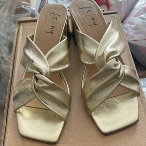 French Sole Gold Women's Sandals